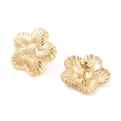 316 Surgical Stainless Steel Stud Earrings for Women STAS-M062-02G-C-1