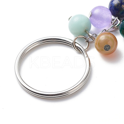 Natural Gemstone Keychain KEYC-JKC00389-1