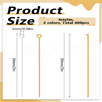 80G 4 Styles DIY Jewelry Making Findings Kits DIY-LP0001-35-1
