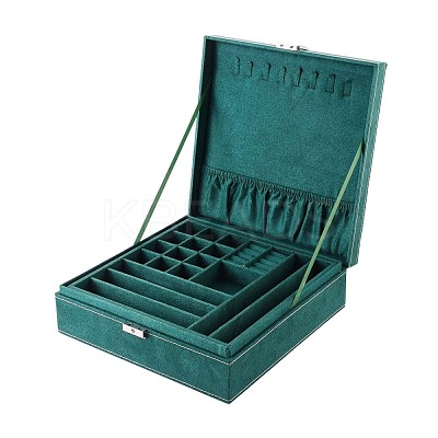 Velvet & Wood Jewelry Boxes VBOX-I001-03A-1