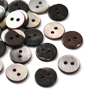 Natural Black Lip Shell Buttons SH-CBA18B6-01-1