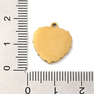 Ion Plating(IP) 304 Stainless Steel Pendants STAS-Q301-30G-1