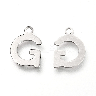 Non-Tarnish 201 Stainless Steel Charms STAS-C021-06P-G-1