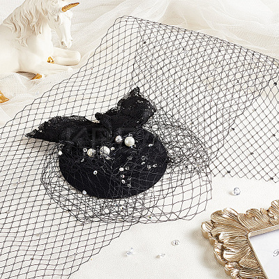 Polyester Mesh Tulle Fabric FIND-WH0126-389A-1