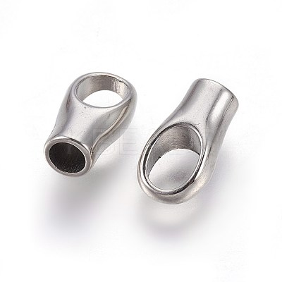Tarnish Resistant 304 Stainless Steel Cord Ends LS-STAS-L219-04P-1