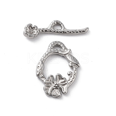 Non-Tarnish 304 Stainless Steel Toggle Clasps LS-STAS-A092-02P-1