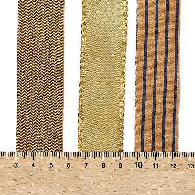 9 Yards 3 Styles Polyester Ribbon SRIB-A014-J02-1