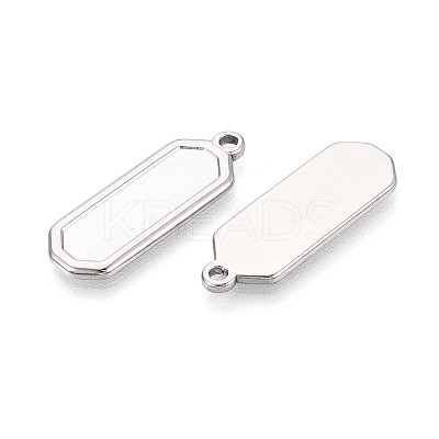304 Stainless Steel Pendant Cabochon Settings STAS-N108-63P-1