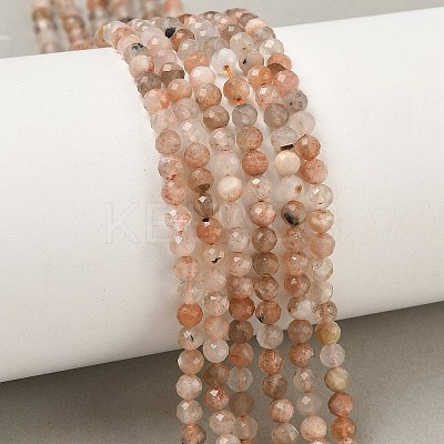 Natural Sunstone Beads Strands G-RM241221-C29-1