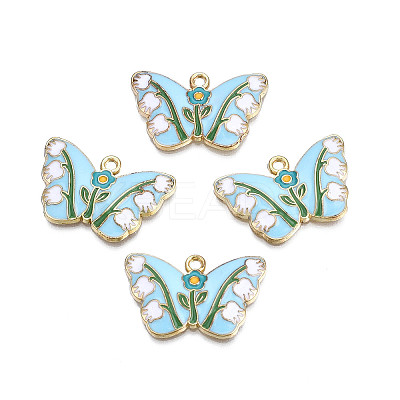 Alloy Enamel Pendants LS-ENAM-N055-112B-1