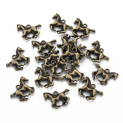 Tibetan Style Alloy Pendants TIBEP-T002-07AB-NR-1