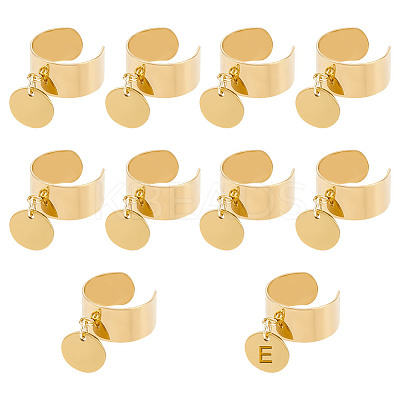 304 Stainless Steel Open Cuff Finger Rings RJEW-UN00013-1