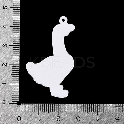 Opaque Printed Acrylic Pendants SACR-F018-01B-1