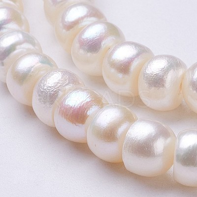 Natural Cultured Freshwater Pearl Beads Strands PEAR-P002-34-01-1