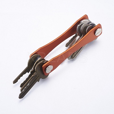 Key Holder Aluminum Alloy Keychain KEYC-WH0003-02-1