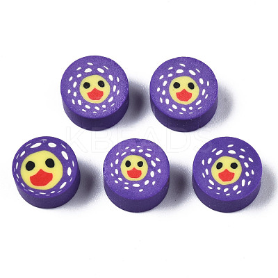 Handmade Polymer Clay Beads CLAY-N008-035A-1