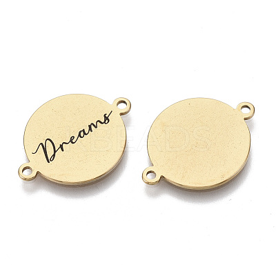 201 Stainless Steel Enamel Links connectors STAS-S079-144D-1