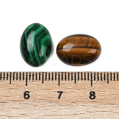 20Pcs 10 Style Natural & Synthetic Mixed Gemstone Cabochons Kit G-SC0002-32-1
