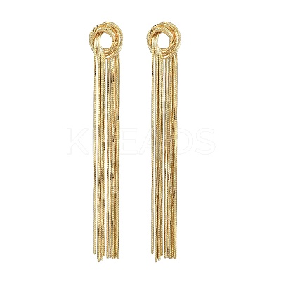 Brass Stud Earrings for Women EJEW-U050-01G-1