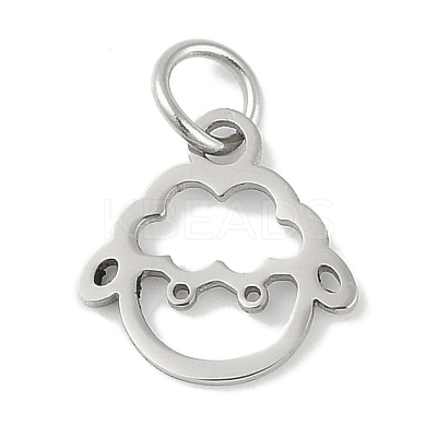 Non-Tarnish 304 Stainless Steel Pendants STAS-L279-001P-12-1