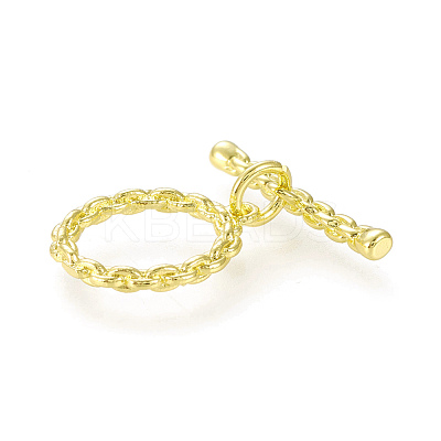 Brass Toggle Clasps KK-M108-D01-1