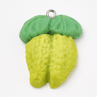 Handmade Polymer Clay Pendants X-CLAY-T012-11-1