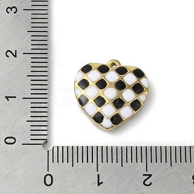 304 Stainless Steel Enamel Pendants X-STAS-E216-02G-01-1
