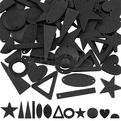 DIY Jewelry Making Finding Kit WOOD-PH0002-46-1