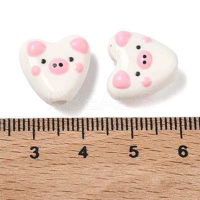 Handmade Porcelain Enamel Beads PORC-K011-02C-1