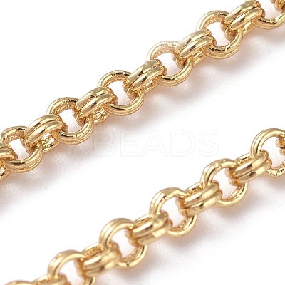 3.28 Feet Soldered Brass Rolo Chains X-CHC-G005-22G-1