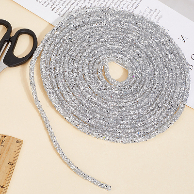 5 Yards Hollow PVC Tubular Synthetic Rubber Cord DIY-WH20002-646-1