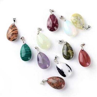 Natural & Synthetic Gemstone Pendants G-Q458-19-1