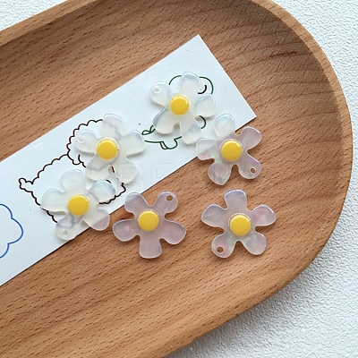 Cellulose Acetate(Resin) Pendants PW-WG77678-01-1