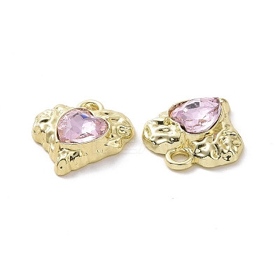 Rack Plating Alloy Glass Pendants FIND-I037-05LG-02-1