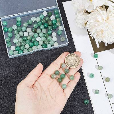 2 Strands Natural Green Aventurine Beads Strands G-GO0001-29B-1