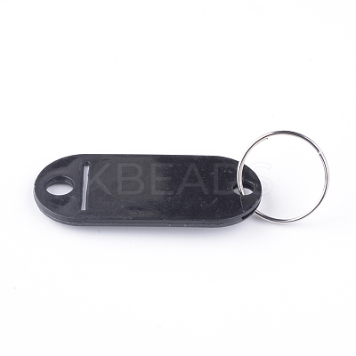 Plastic Badge Holders with Iron Rings LS-KY-T001-E09-1