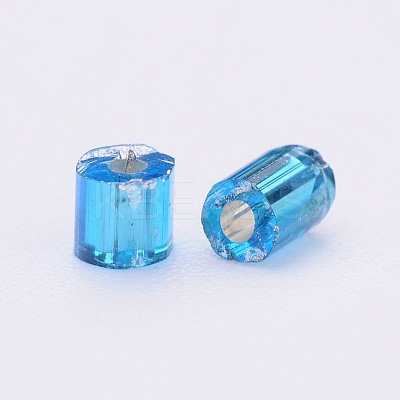 Two Cut Glass Seed Beads CSDB23B-1
