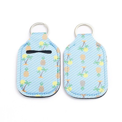 Hand Sanitizer Keychain Holder LS-DIY-WH0166-62H-1