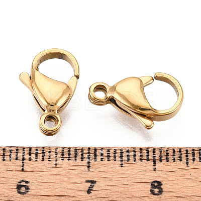 304 Stainless Steel Lobster Claw Clasps STAS-T065-15mm-34G-1