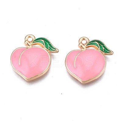 Rack Plating Alloy Enamel Pendants ENAM-S126-143-1