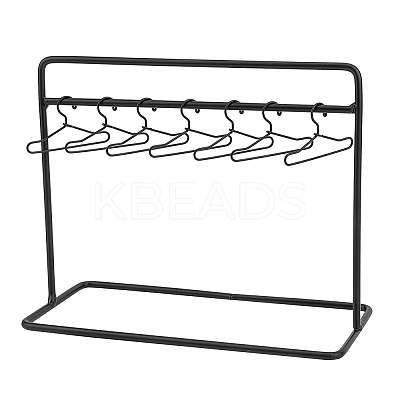 Iron Doll Clothes Rack & Hangers DJEW-FH0001-17A-1