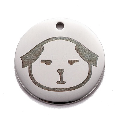 Non-Tarnish Stainless Steel Pendants STAS-G252-23P-1
