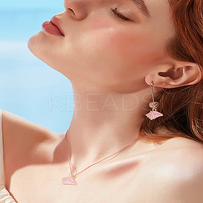 40Pcs 4 Colors Alloy Enamel Pendants ENAM-LP0001-89-1