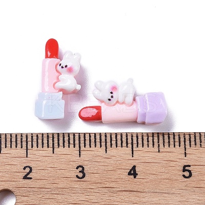 Opaque Cute Animal Resin Decoden Cabochons RESI-B024-02C-1