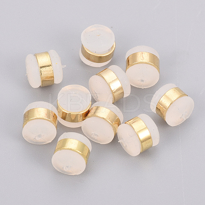 Brass Rubber Ear Nuts LS-KK-T025-41G-1