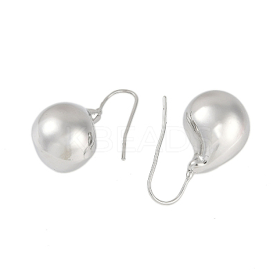 Teardrop Brass Dangle Earrings for Women EJEW-D280-01P-1
