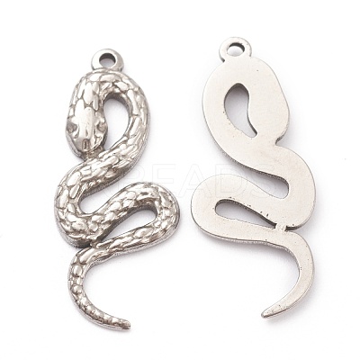 Non-Tarnish 304 Stainless Steel Pendants STAS-G244-12P-1