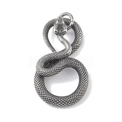 316 Surgical Stainless Steel Pendants LS-STAS-E212-25A-AS-1