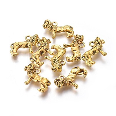 Tibetan Style Pendants TIBEP-LF9364YKG-AG-LF-1
