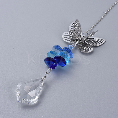 Crystals Chandelier Suncatchers Prisms AJEW-G025-E04-1